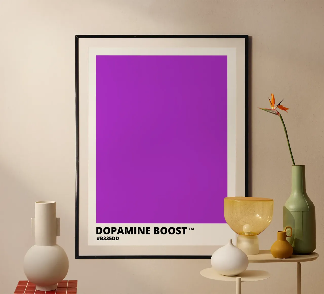 Aumento della dopamina Colore viola carta hahnemühle da Magnific