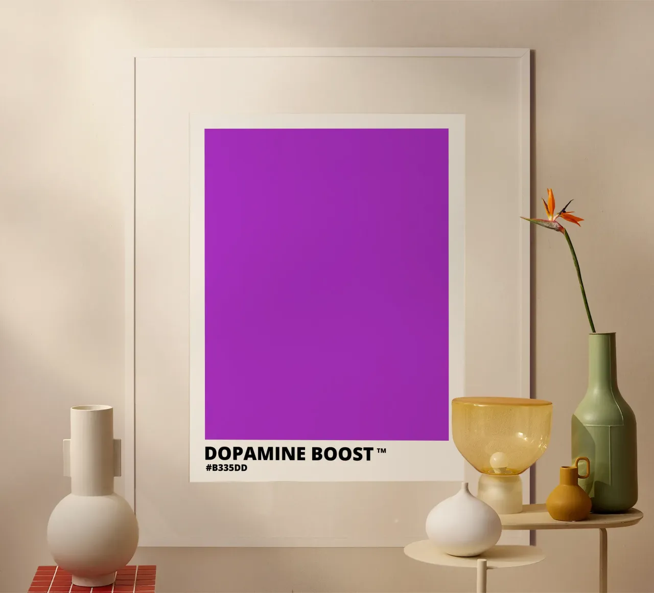 Aumento della dopamina Colore viola carta hahnemühle da Magnific
