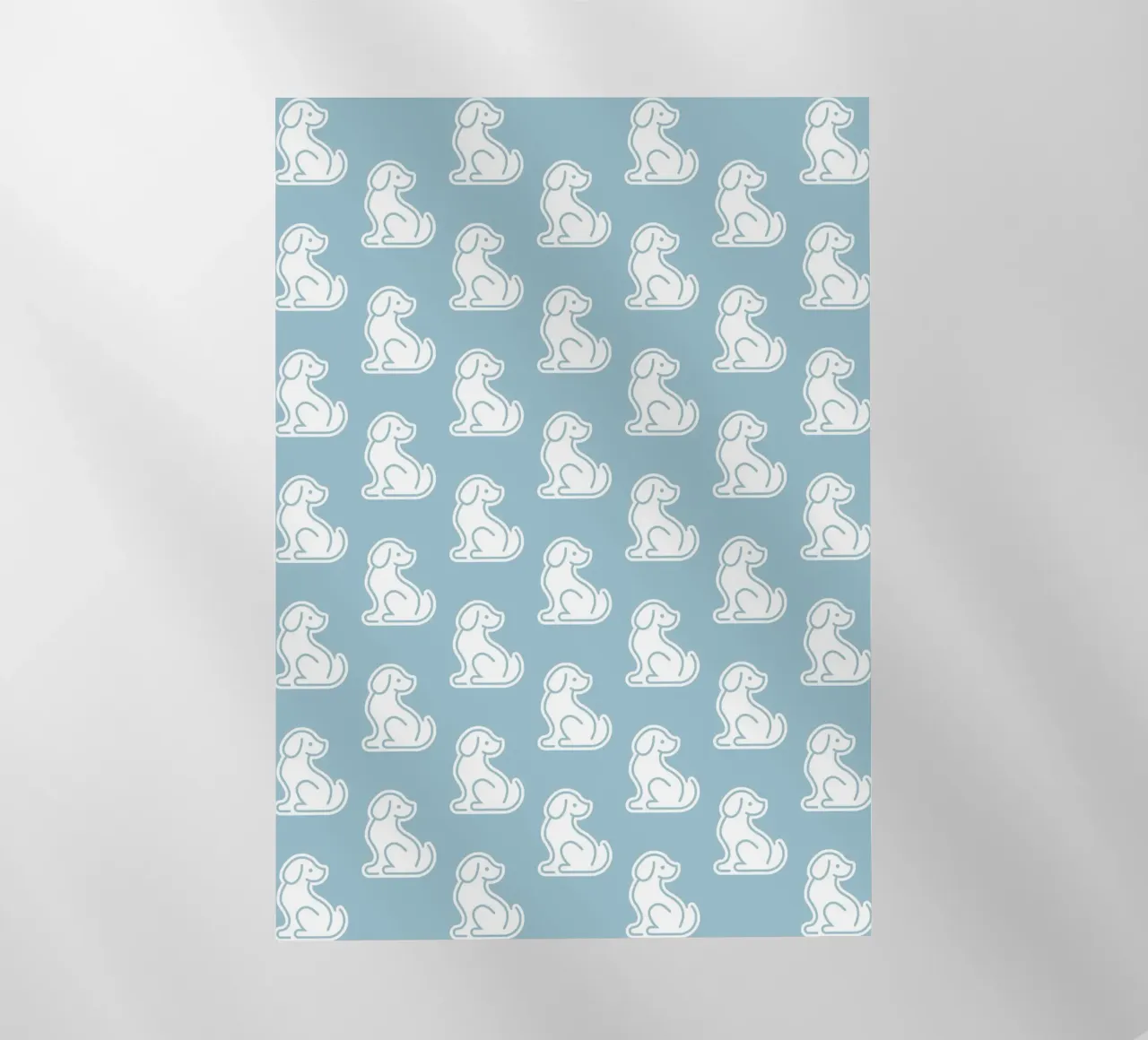 Dog Blue Pattern #1 pellicola backlit da kathrinmay