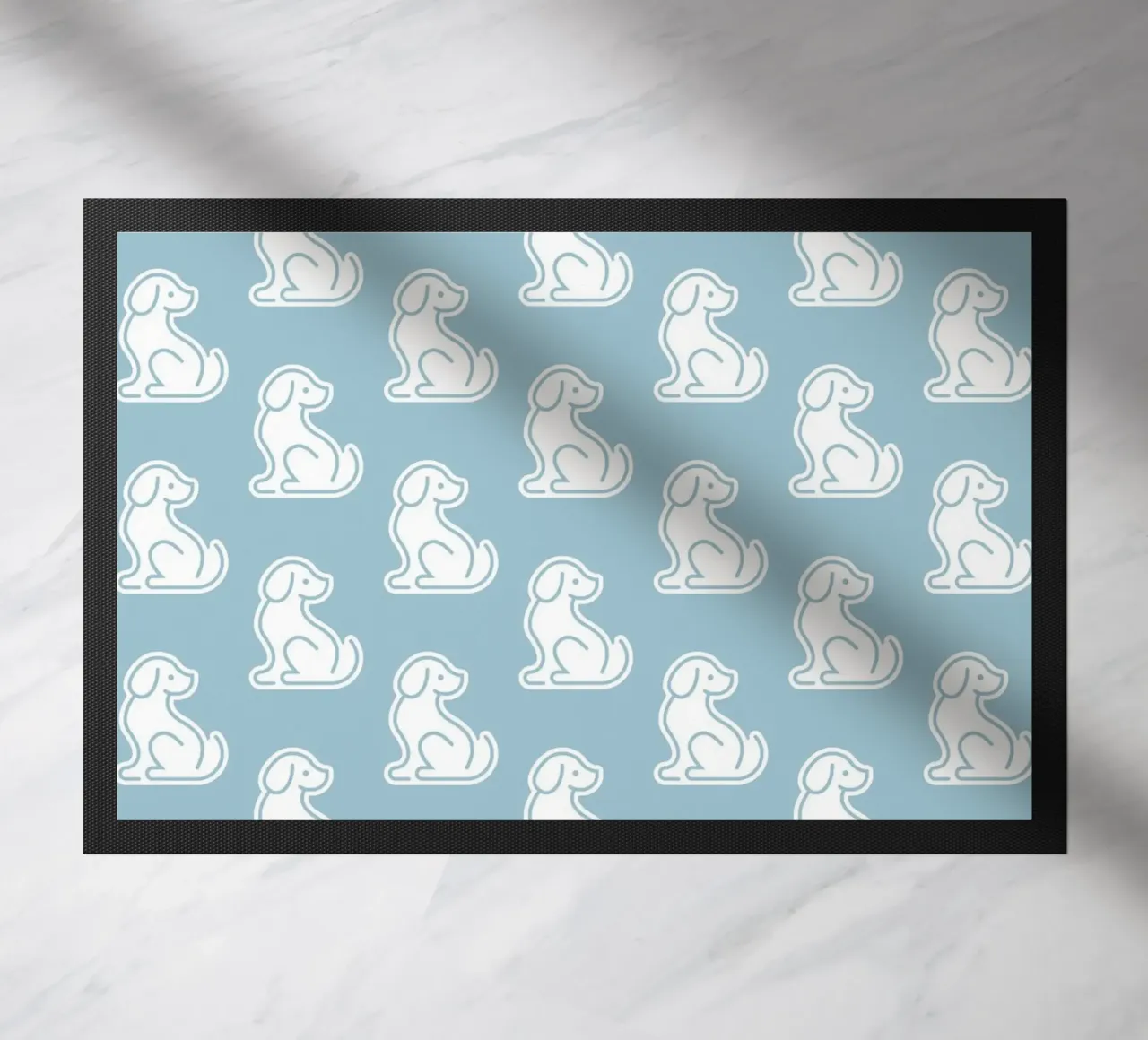 Dog Blue Pattern #1 zerbino da kathrinmay