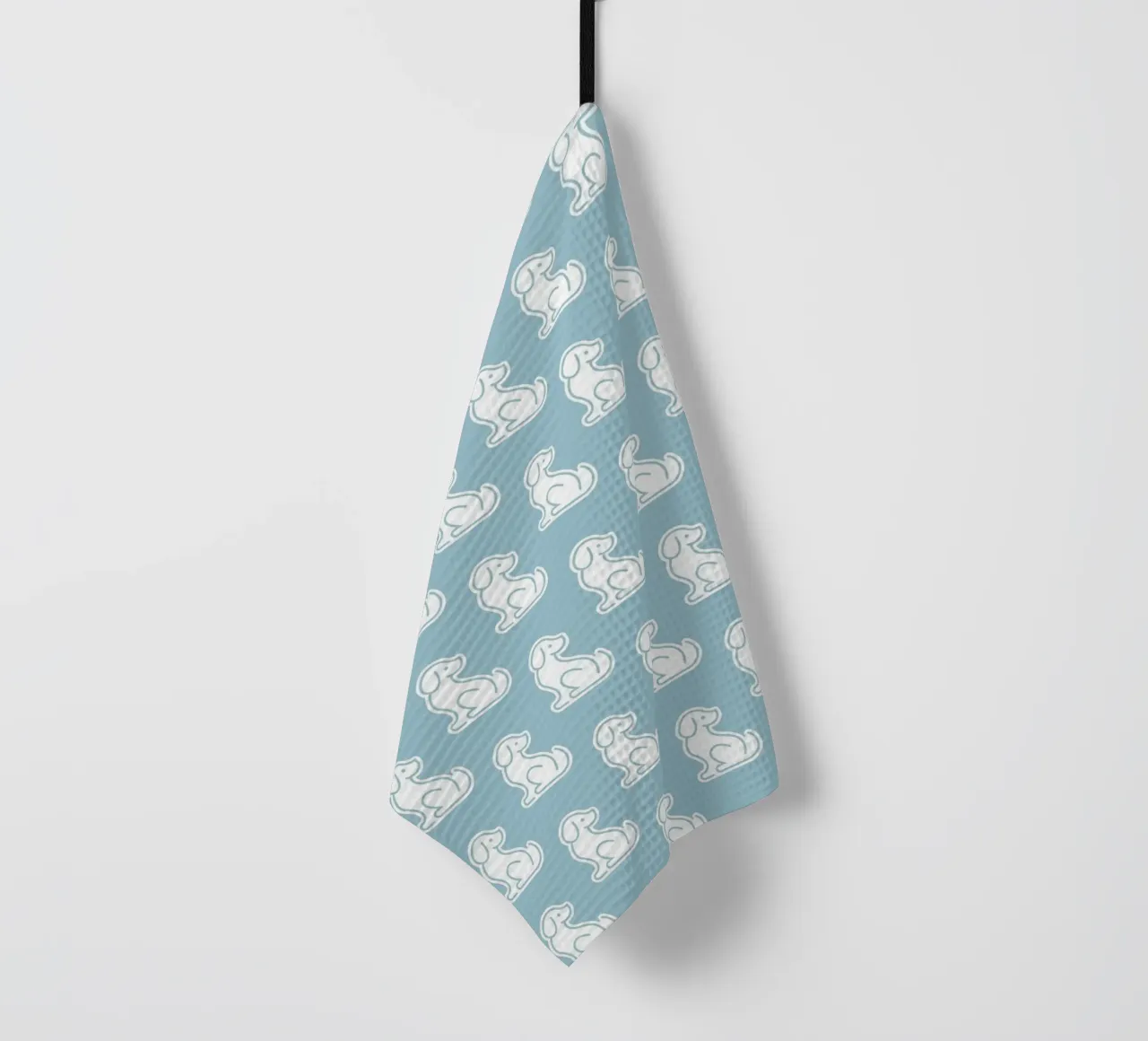 Dog Blue Pattern #1 canovaccio da cucina da kathrinmay