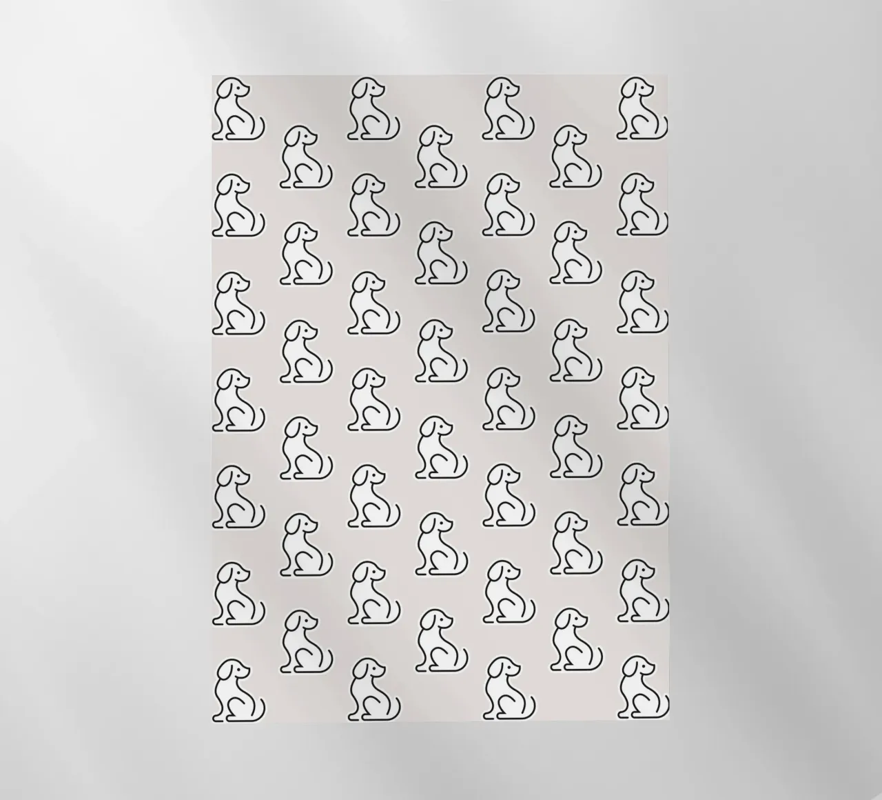 Dog Grey Pattern #1 pellicola backlit da kathrinmay