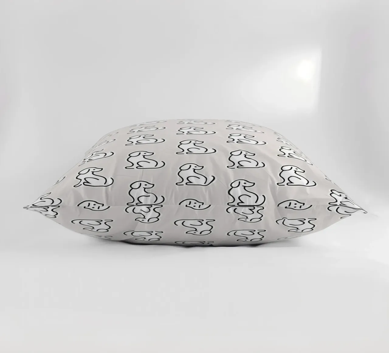 Dog Grey Pattern #1 cuscino da kathrinmay