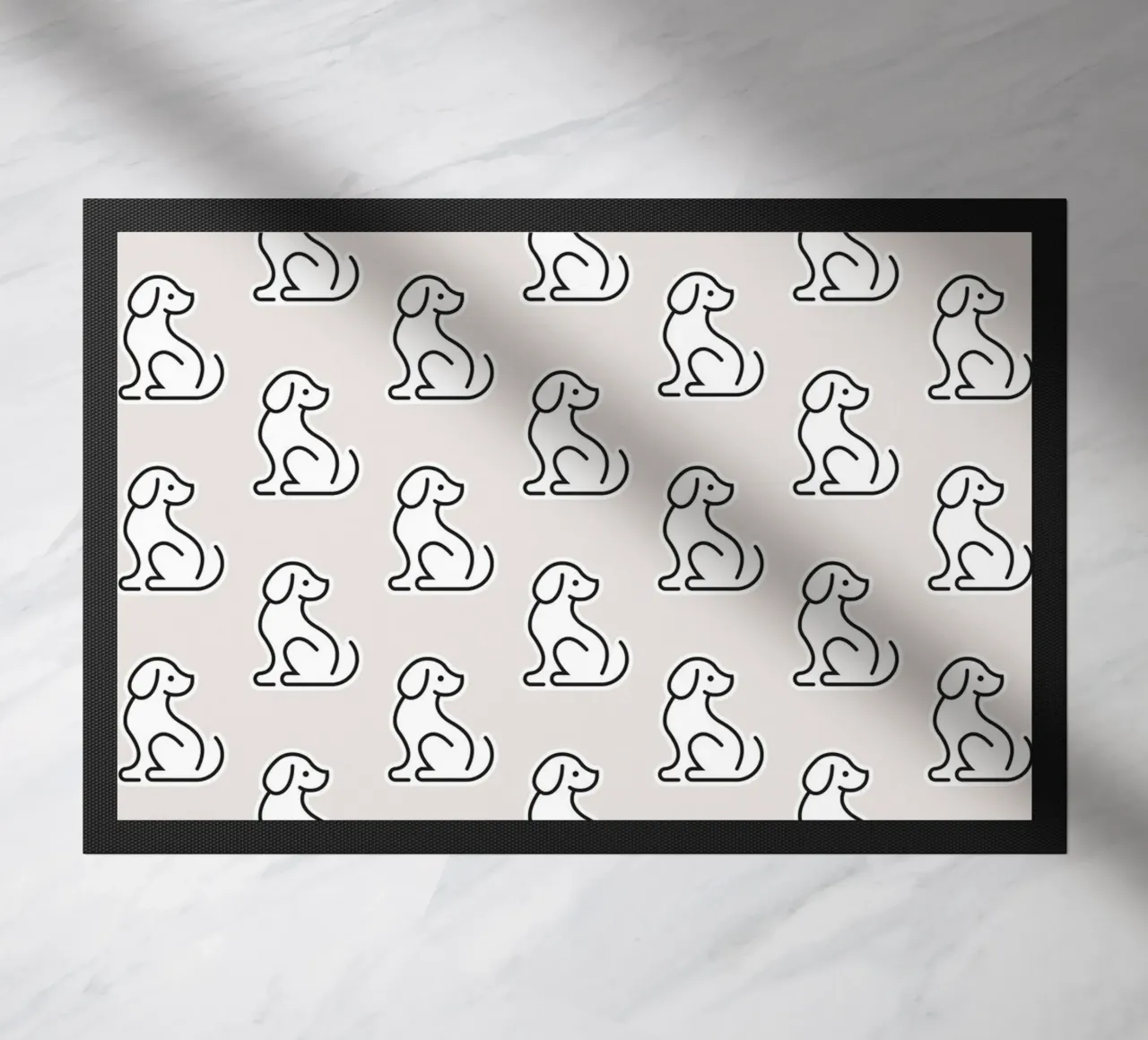 Dog Grey Pattern #1 zerbino da kathrinmay