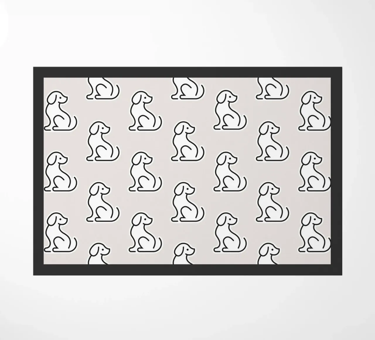 Dog Grey Pattern #1 zerbino da kathrinmay