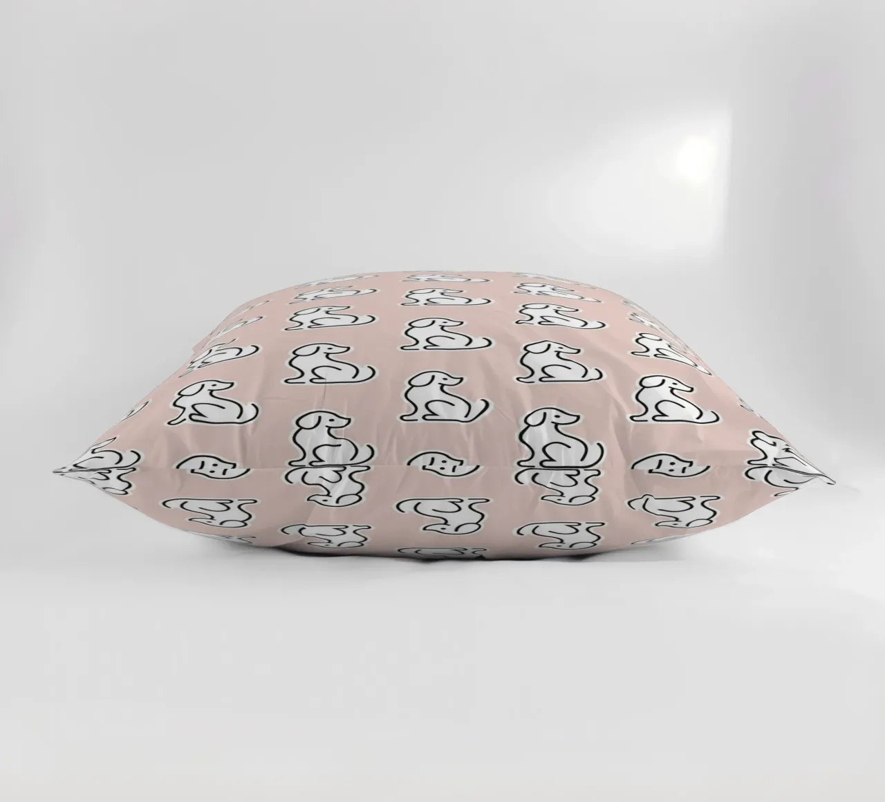 Dog Peachy Pattern #1 cuscino da kathrinmay