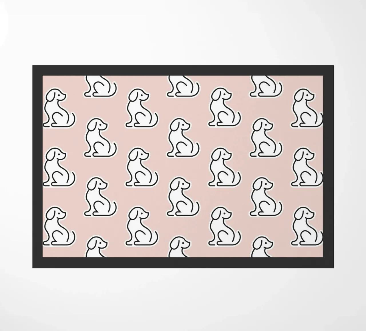 Dog Peachy Pattern #1 zerbino da kathrinmay