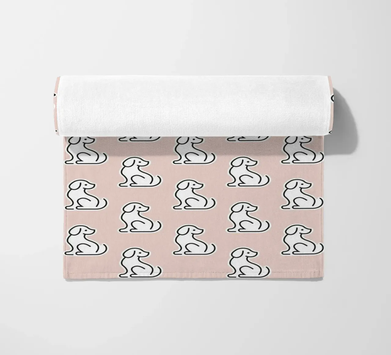 Dog Peachy Pattern #1 telo mare da kathrinmay