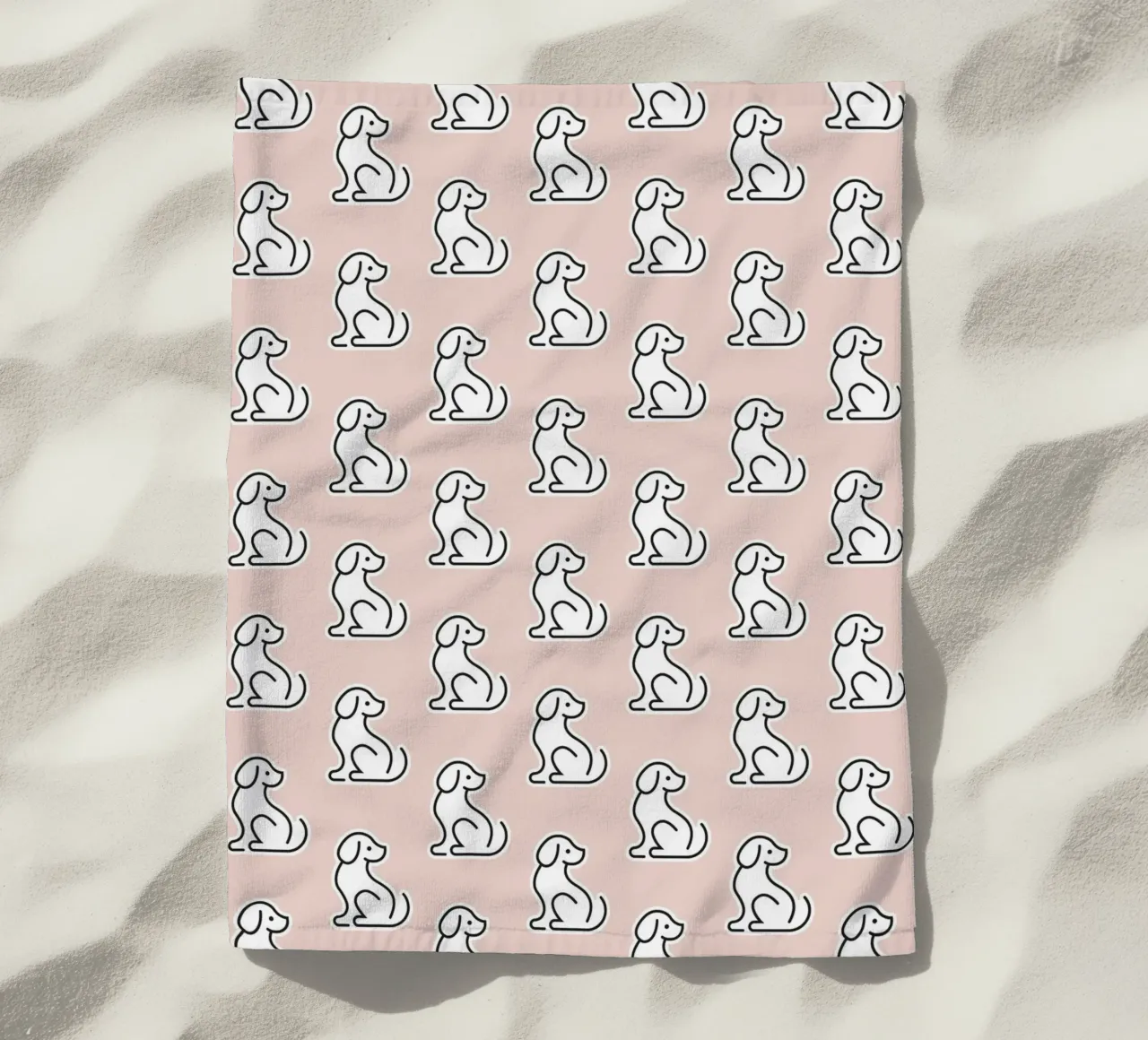 Dog Peachy Pattern #1 telo mare da kathrinmay