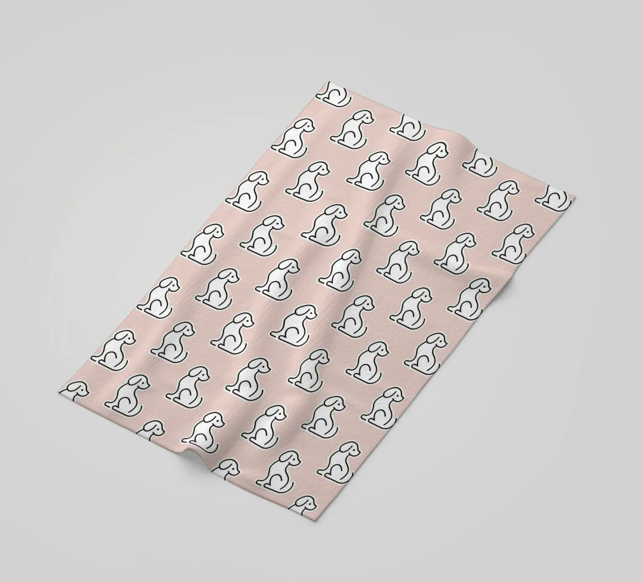 Dog Peachy Pattern #1 telo mare da kathrinmay