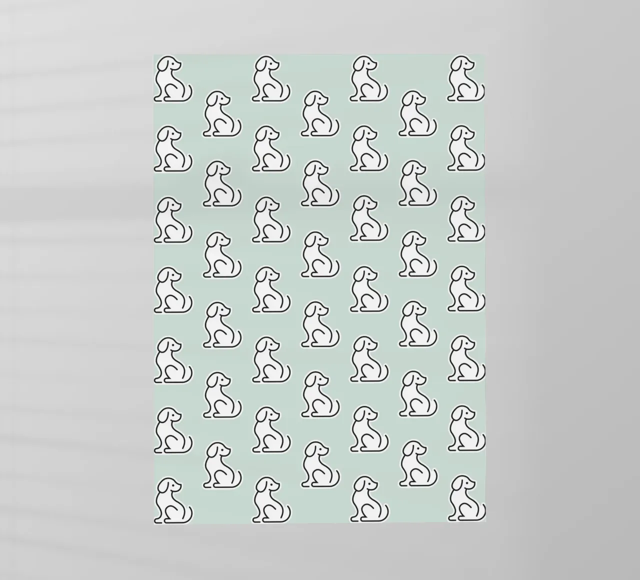 Dog Mint Pattern #1 pellicola backlit da kathrinmay