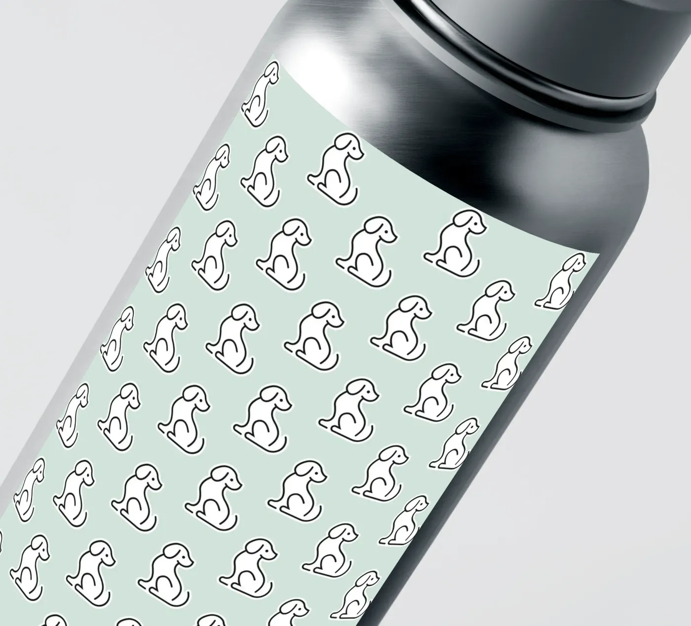 Dog Mint Pattern #1 sticker by kathrinmay