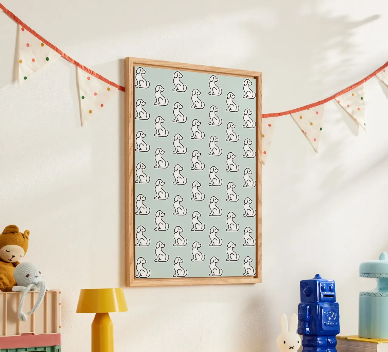 Dog Mint Pattern #1 plexiglass da kathrinmay