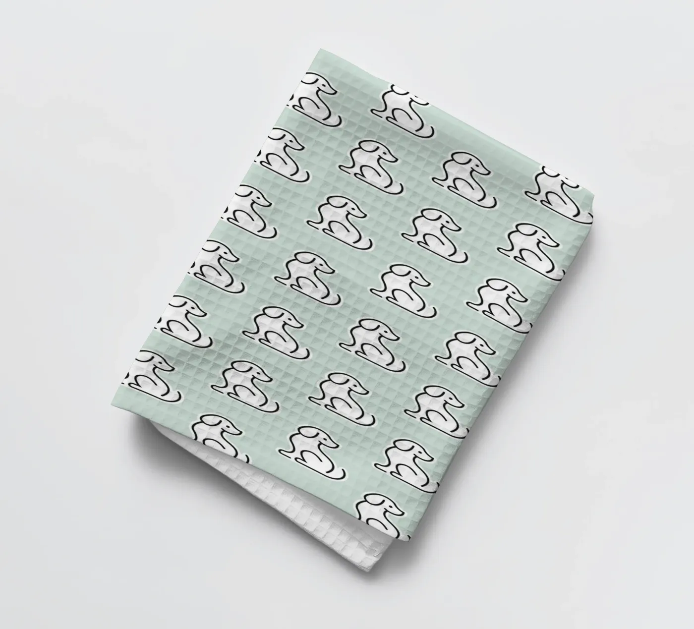 Dog Mint Pattern #1 torchon de kathrinmay