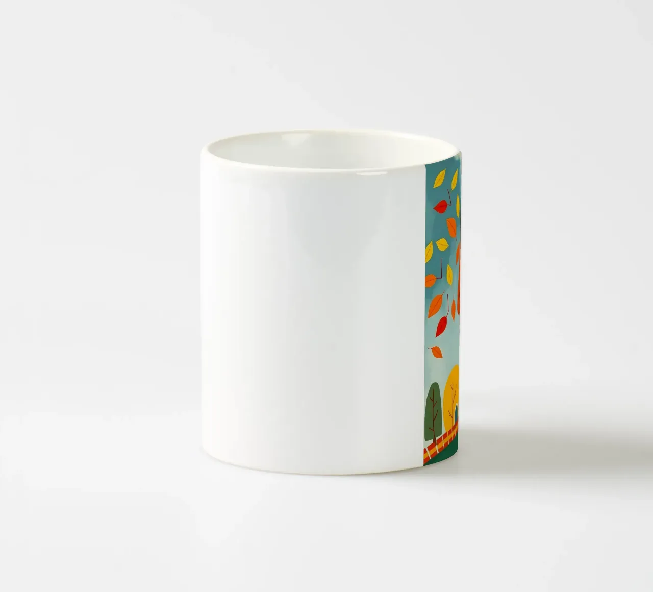 Ragazza d'autunno tazza in ceramica da ARTOMATIC