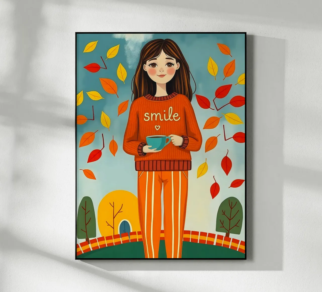 Ragazza d'autunno plexiglass da ARTOMATIC