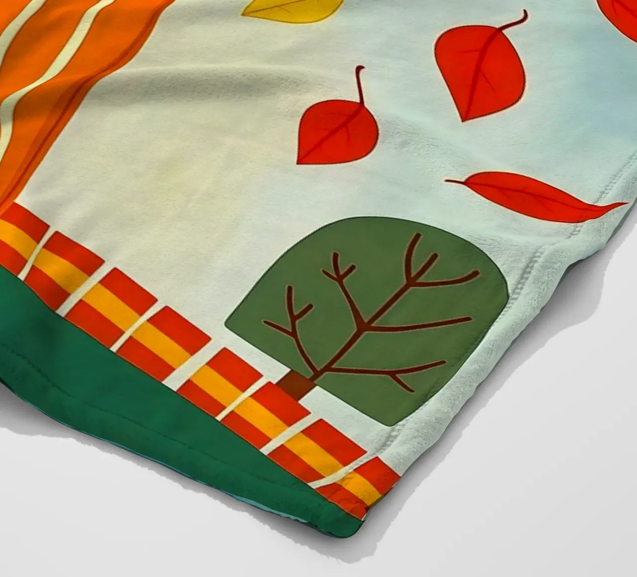 Ragazza d'autunno coperta in pile da ARTOMATIC