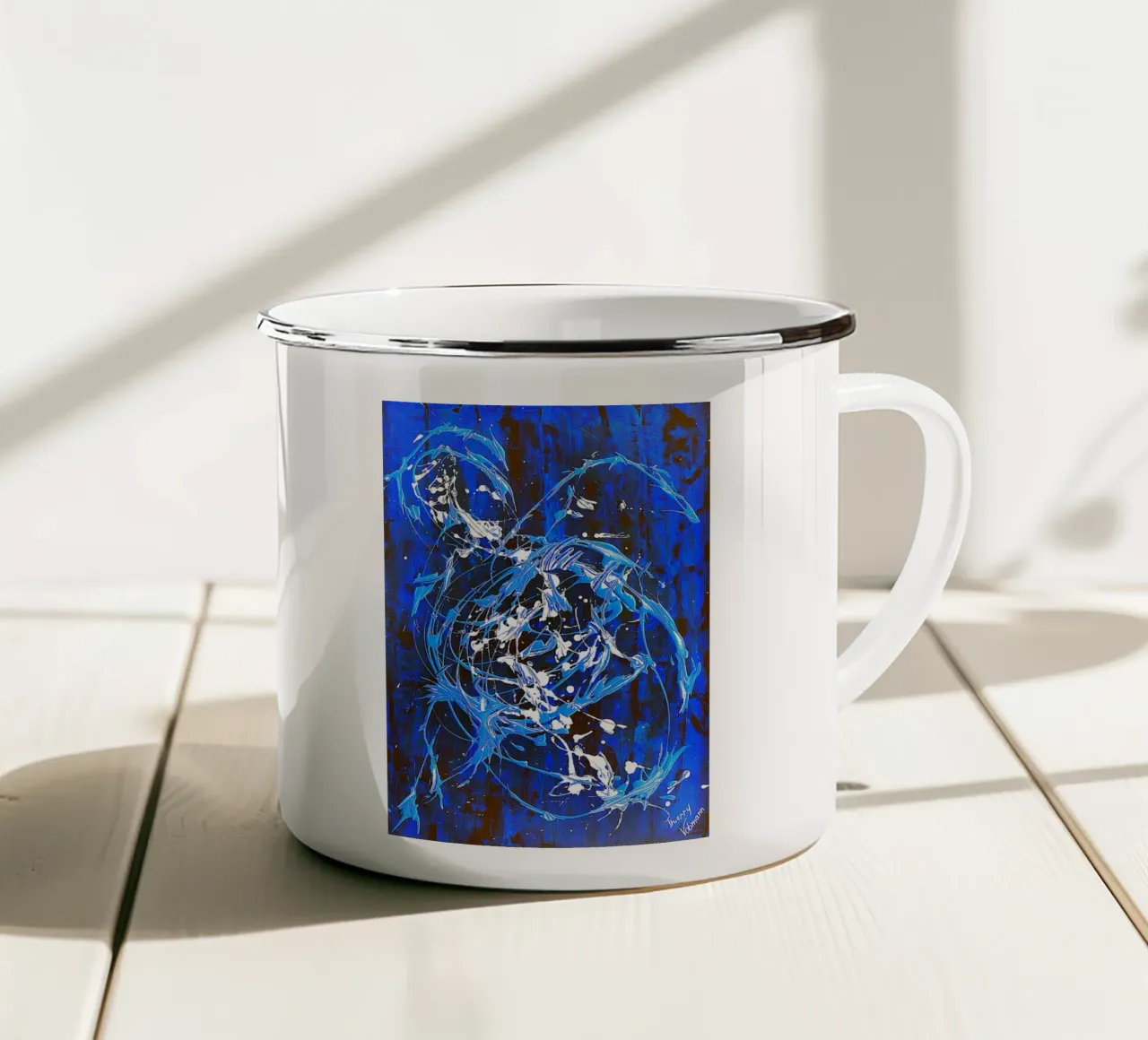 IDEAL GIFT 89 invers. tazza in smalto da Thierry Vobmann Abstract painting