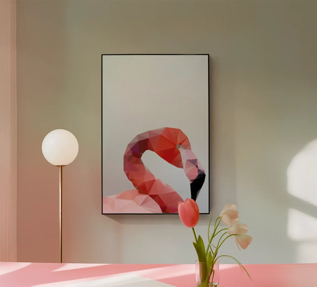Geo Flamingo plexiglass da Three Of The Possessed