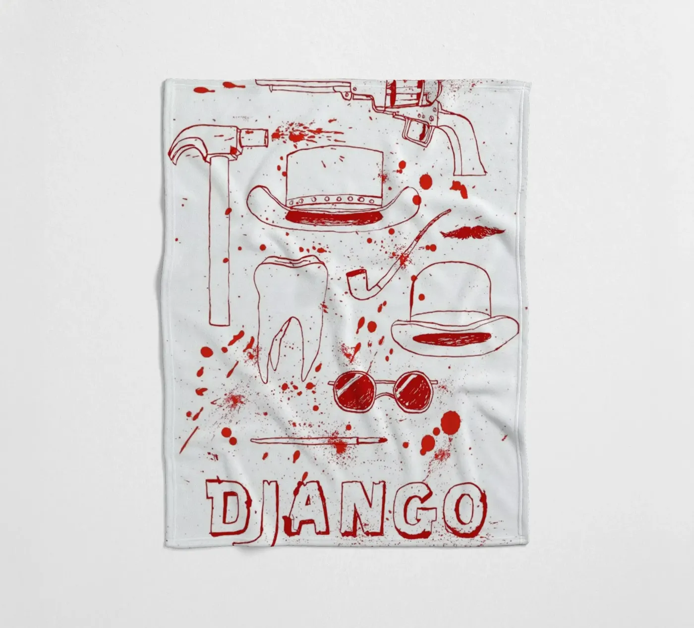 Django Unchained fleecedeken van Mary and the Locks