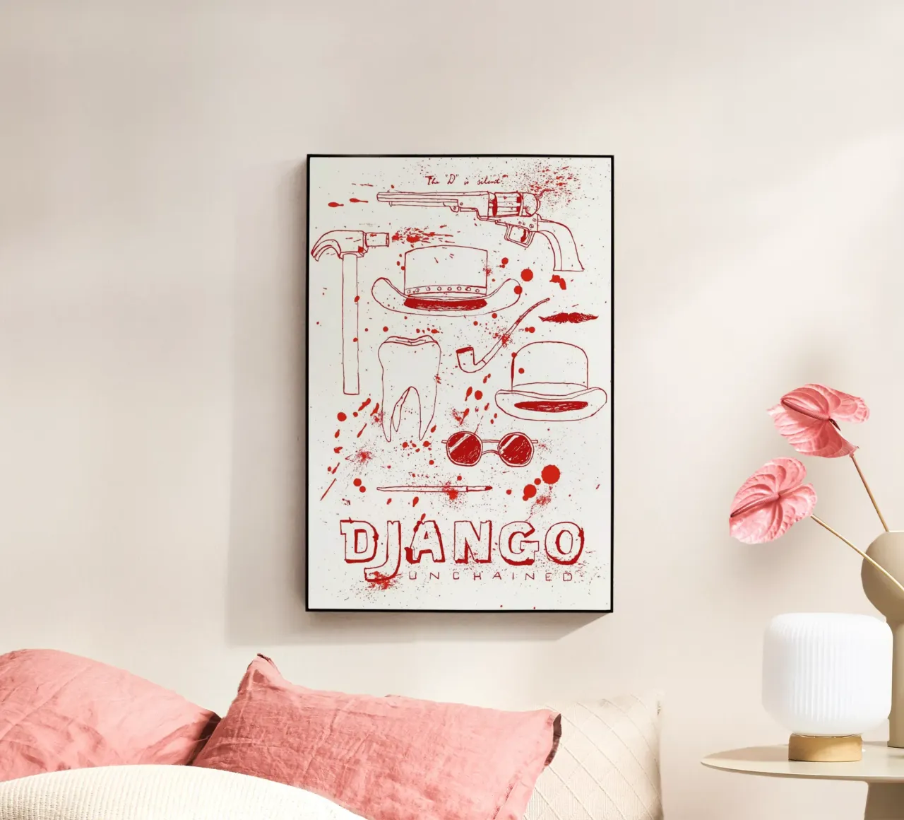 Django Unchained Acryl-Glas von Mary and the Locks