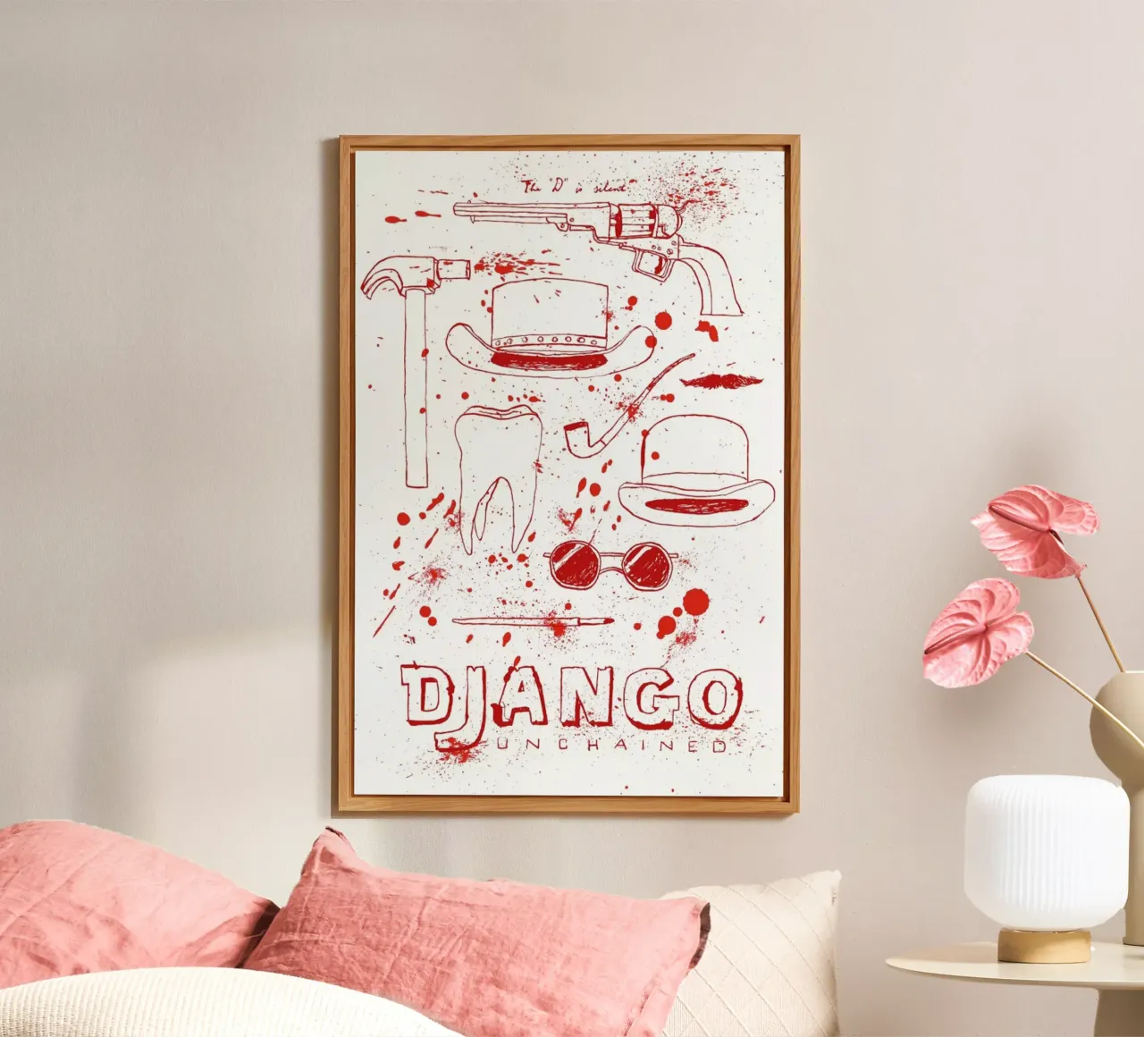 Django Unchained Alu-Dibond von Mary and the Locks