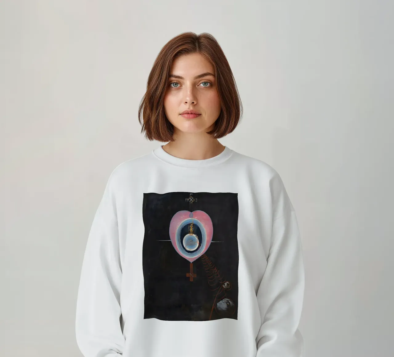 Hilma Af Klint - Die Taube Nr. 09 Gruppe IXUW Nr. 33 Sweatshirt von William Store