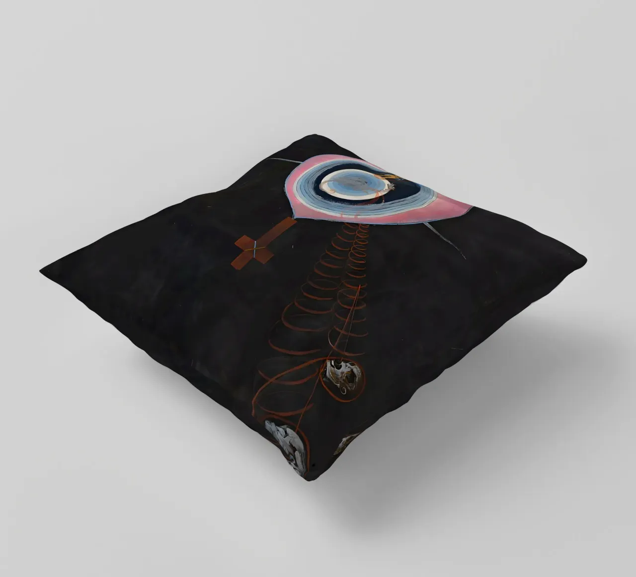 Hilma Af Klint - La colombe n° 09 Groupe IXUW n° 33 coussin de William Store