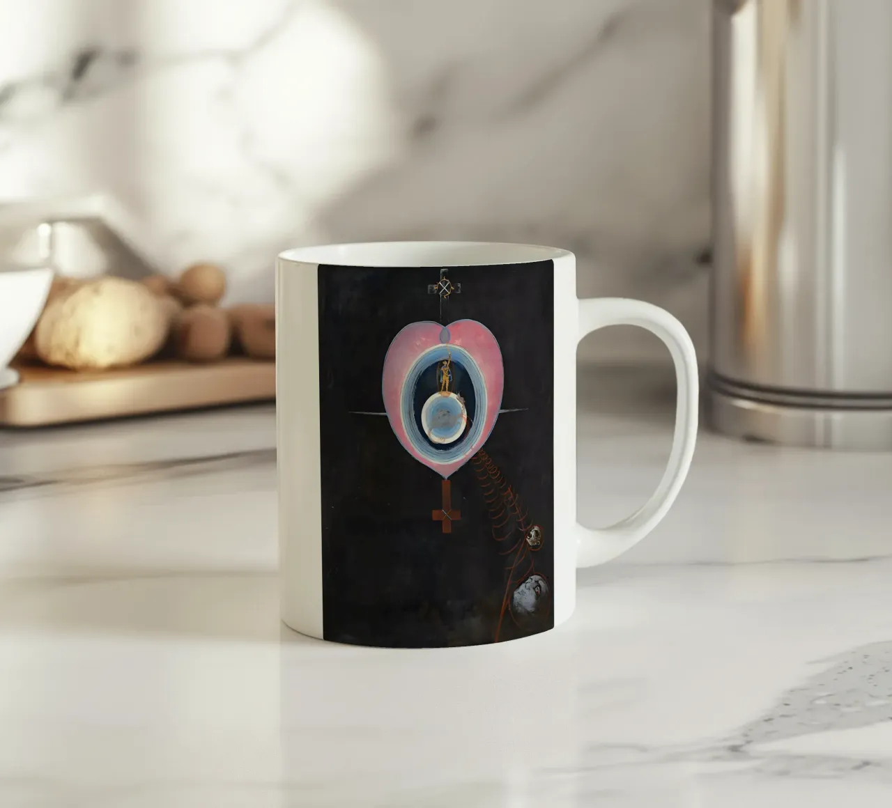 Hilma Af Klint - La Colomba n. 09 Gruppo IXUW n. 33 tazza in ceramica da William Store
