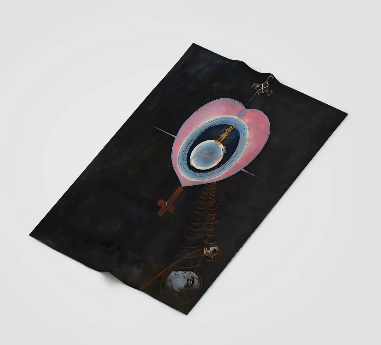 Hilma Af Klint - La Colomba n. 09 Gruppo IXUW n. 33 coperta in pile da William Store