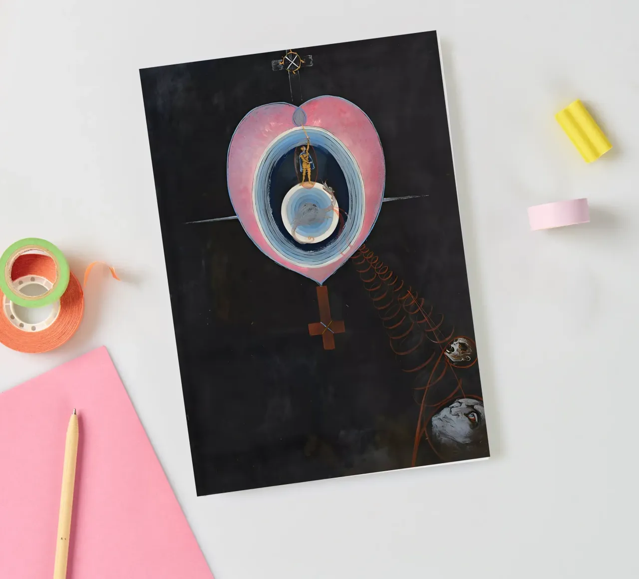 Hilma Af Klint - La colombe n° 09 Groupe IXUW n° 33 carnet de notes de William Store