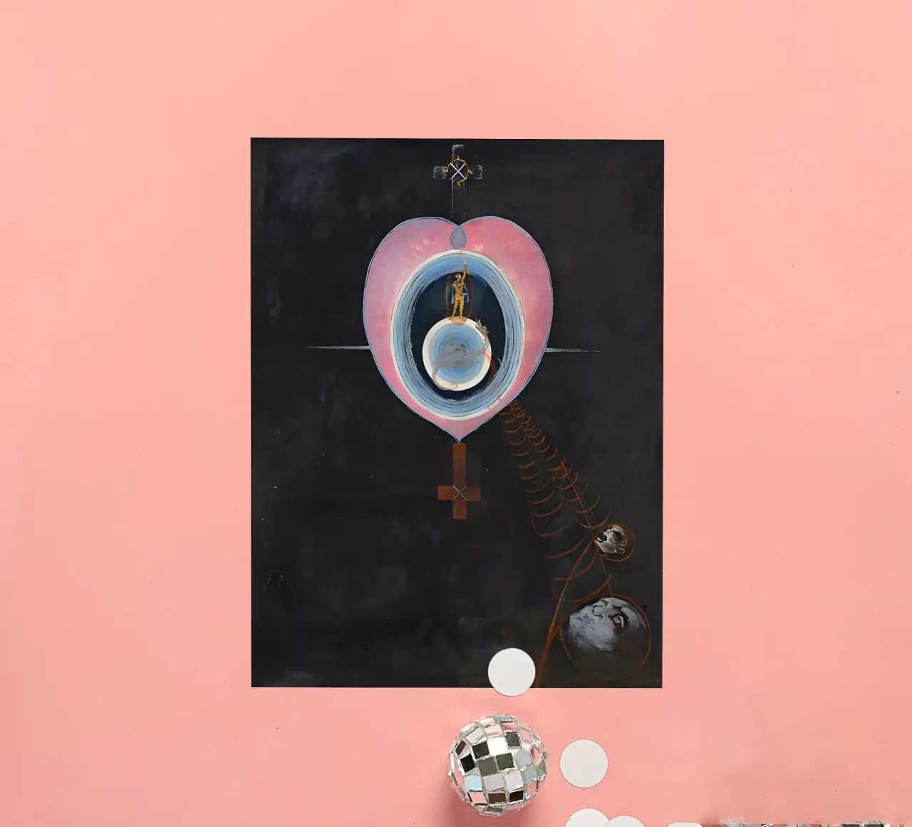 Hilma Af Klint - La colombe n° 09 Groupe IXUW n° 33 autocollant de William Store