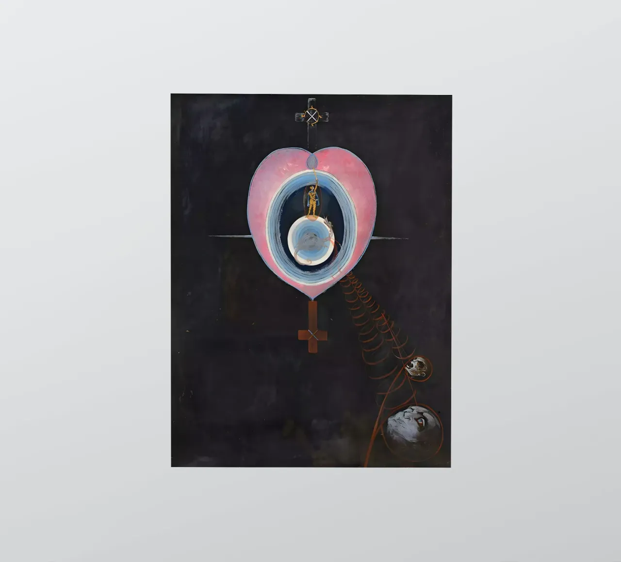 Hilma Af Klint - La colombe n° 09 Groupe IXUW n° 33 autocollant de William Store