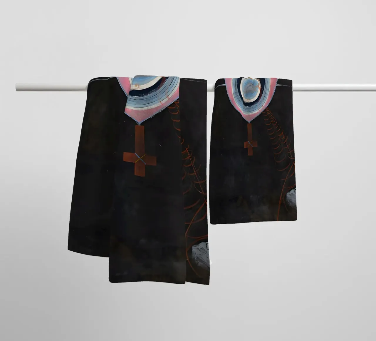Hilma Af Klint - La colombe n° 09 Groupe IXUW n° 33 serviette de bain de William Store