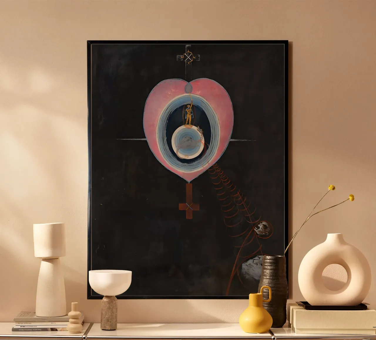 Hilma Af Klint - La colombe n° 09 Groupe IXUW n° 33 hahnemühle de William Store