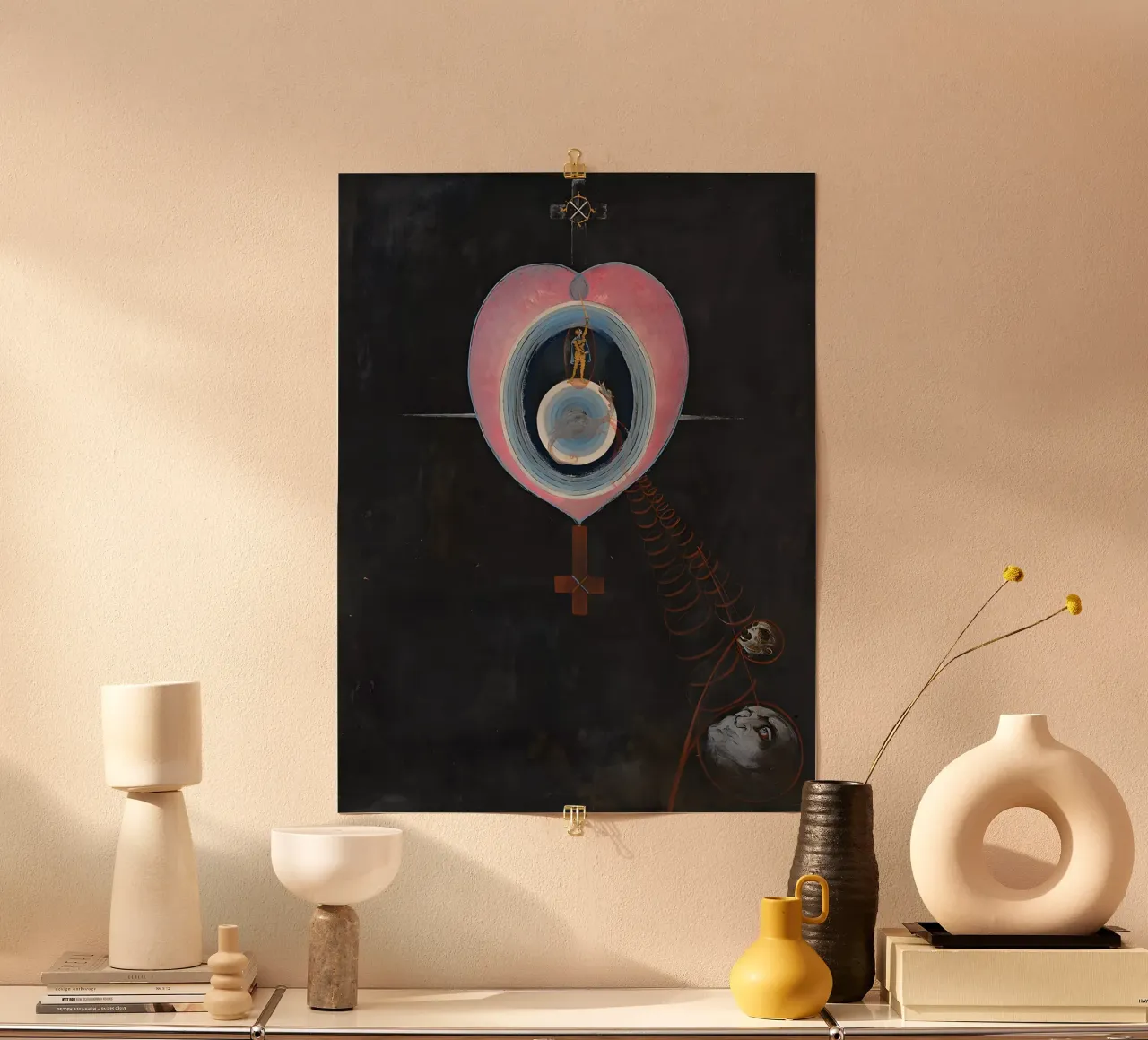 Hilma Af Klint - La colombe n° 09 Groupe IXUW n° 33 hahnemühle de William Store