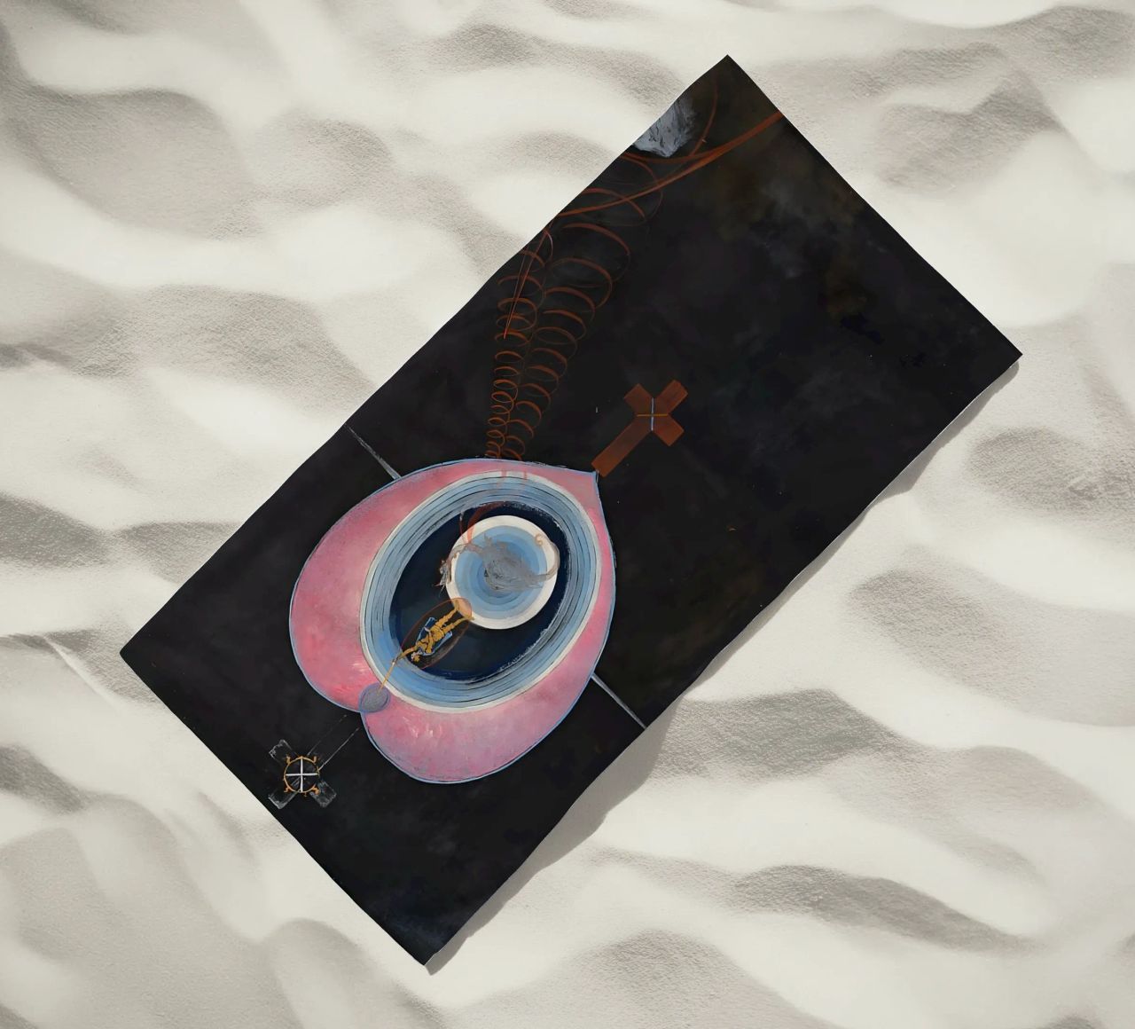 Hilma Af Klint - La Colomba n. 09 Gruppo IXUW n. 33 telo mare da William Store