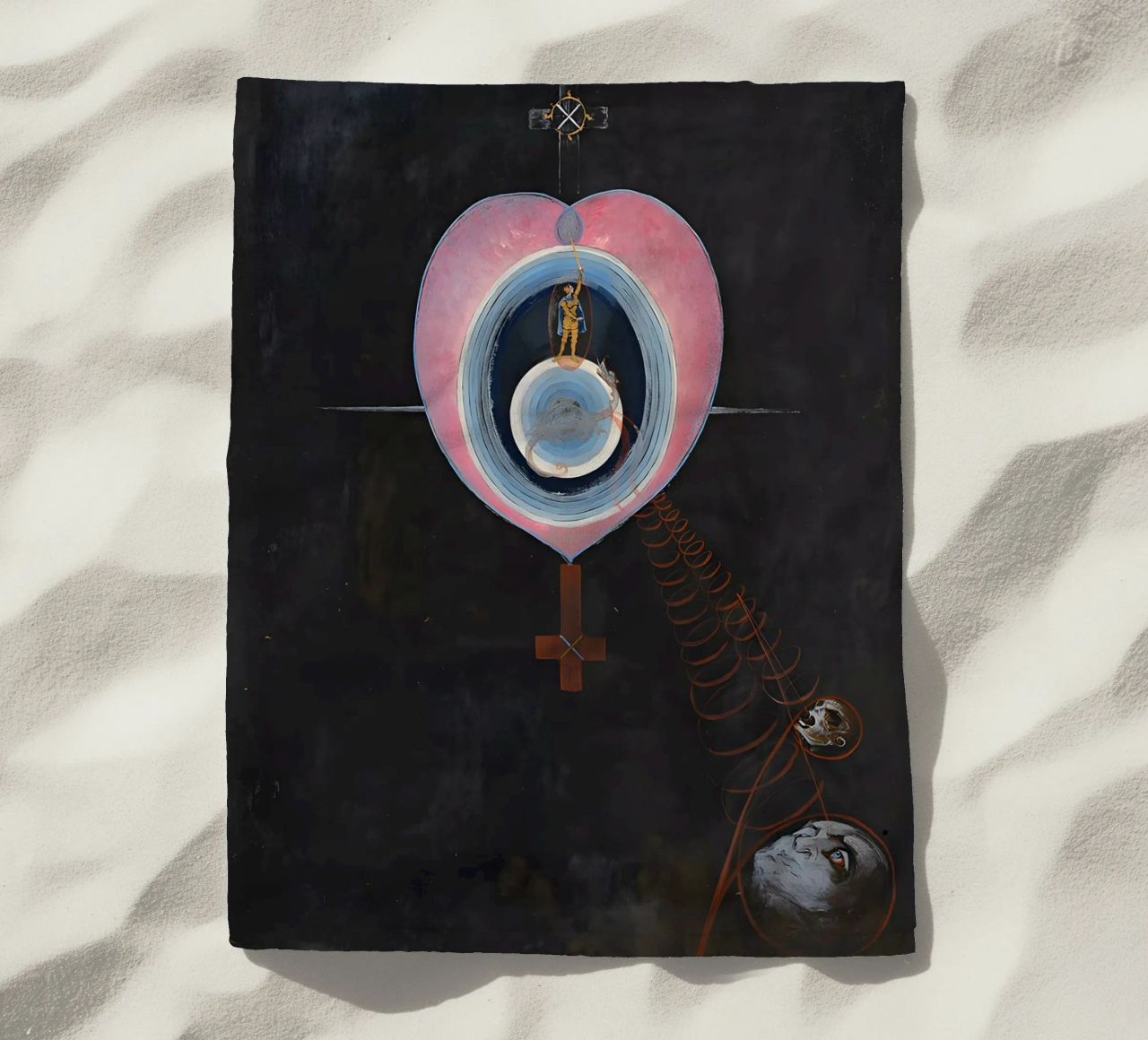 Hilma Af Klint - La Colomba n. 09 Gruppo IXUW n. 33 telo mare da William Store