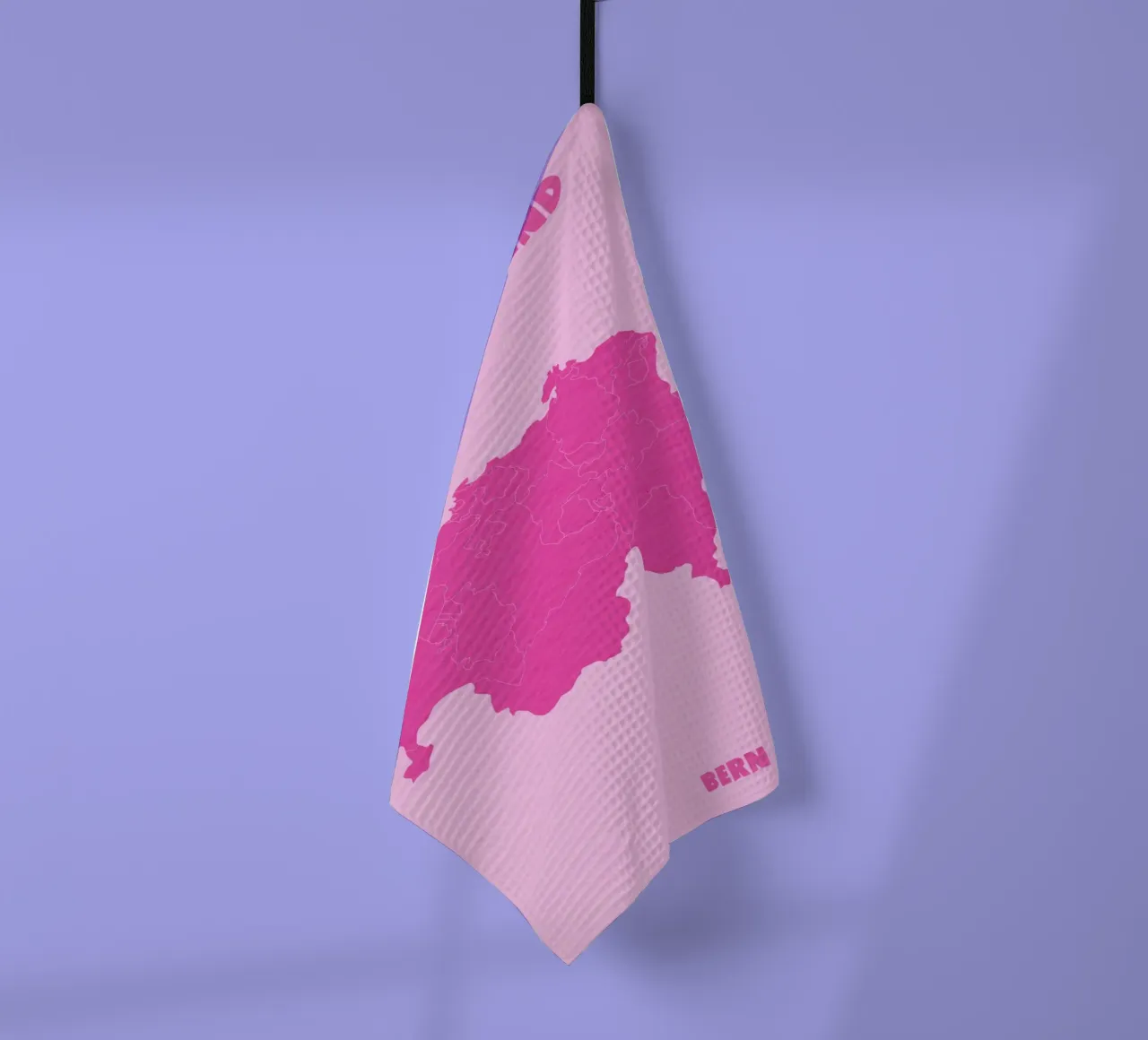 Switzerland Bern Map canovaccio da cucina da Attaboy Dsgn