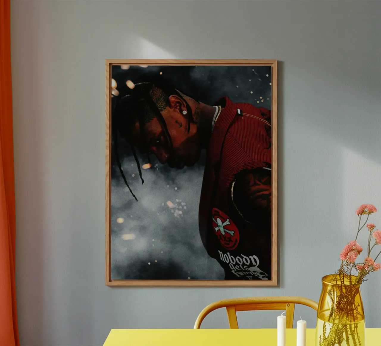 Travis Scott alluminio dibond da Torres 9