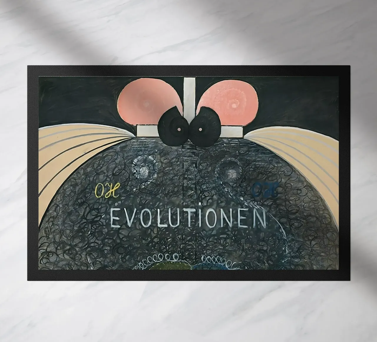 Hilma af Klint - Evoluzione n. 07 Gruppo VI zerbino da William Store
