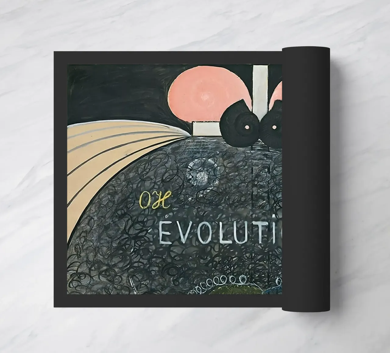 Hilma af Klint - Evoluzione n. 07 Gruppo VI zerbino da William Store
