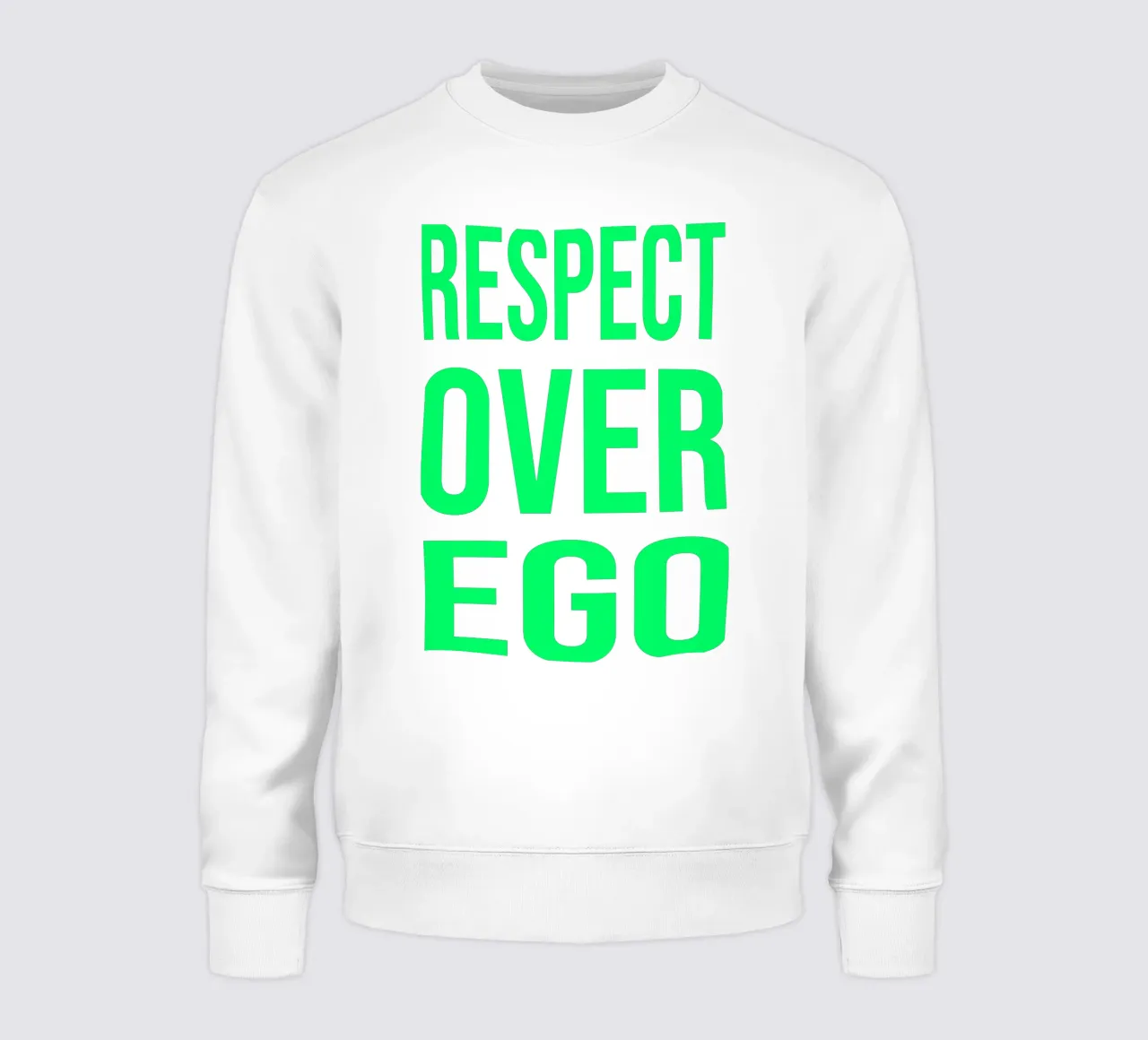 OVER series- bold letters, brave values (5 colors) felpa da FRICKE DESIGN