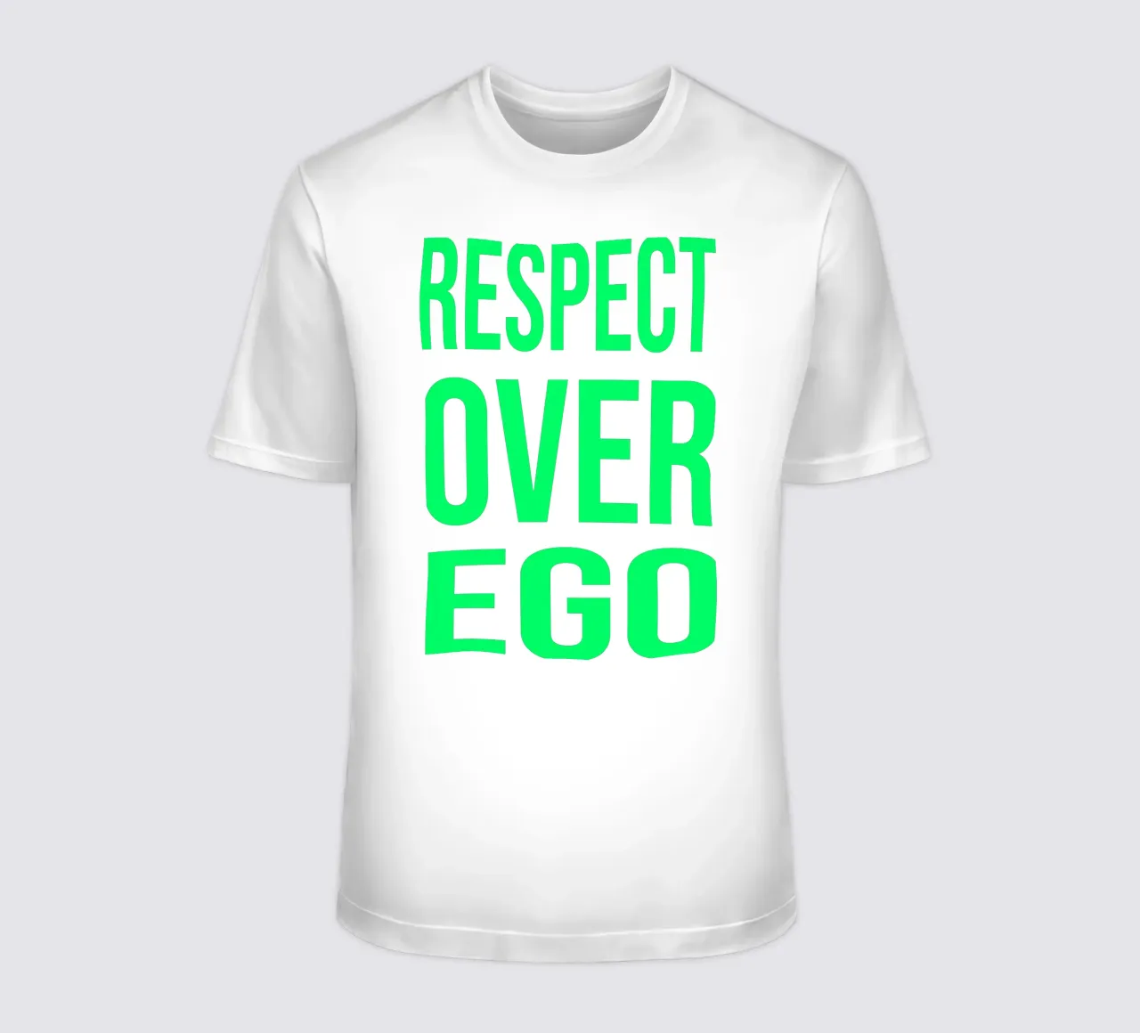 OVER series- bold letters, brave values (5 colors) t-shirt da FRICKE DESIGN
