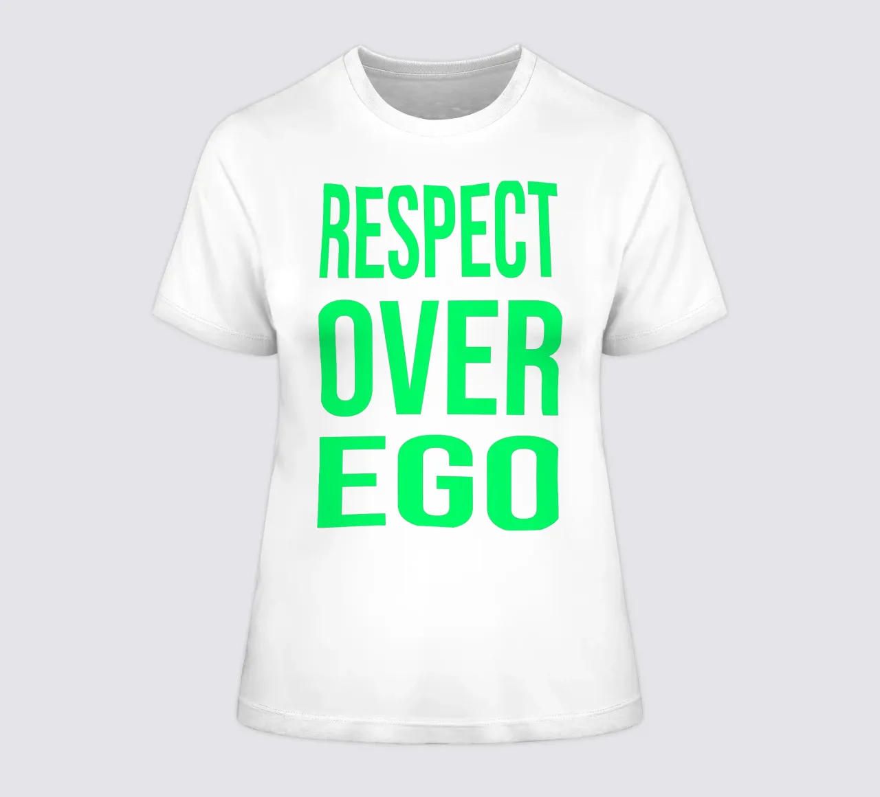OVER series- bold letters, brave values // more @OVER SERIES t-shirt da donna da FRICKE DESIGN