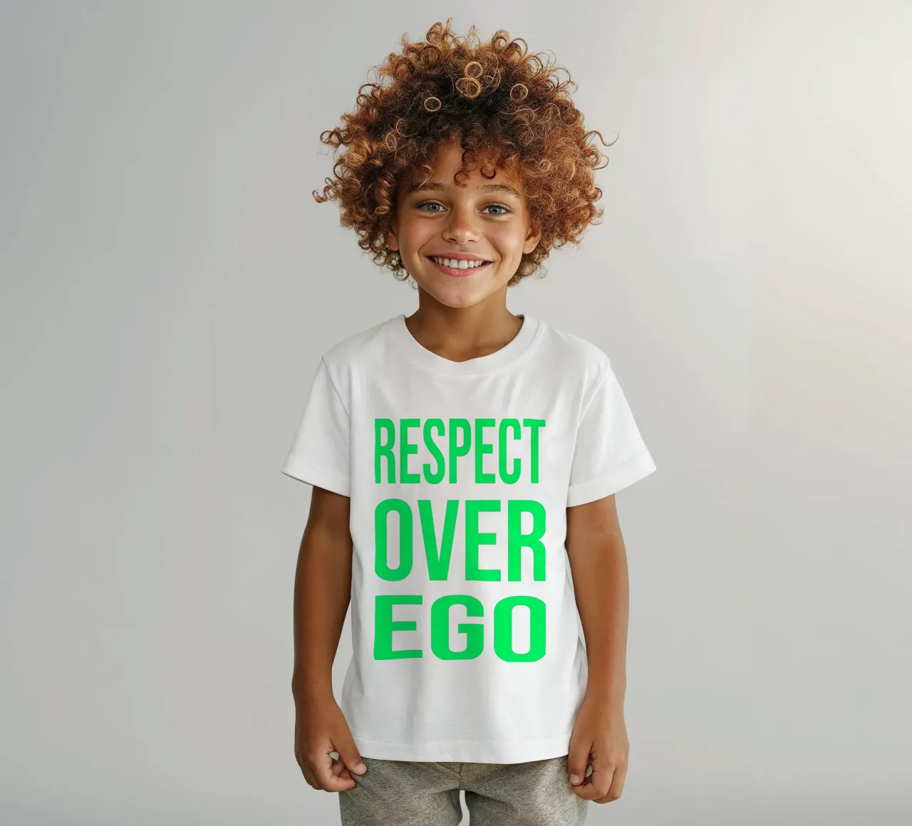 OVER series- bold letters, brave values // more @OVER SERIES t-shirt bambini da FRICKE DESIGN