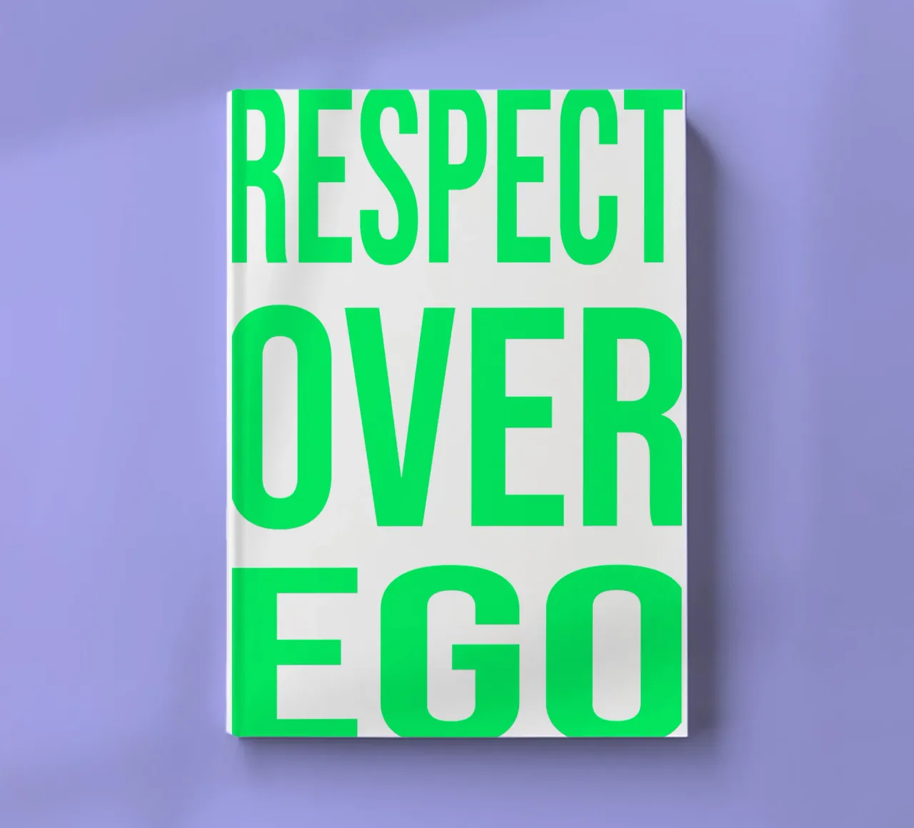 OVER series- bold letters, brave values (5 colors) diario da FRICKE DESIGN