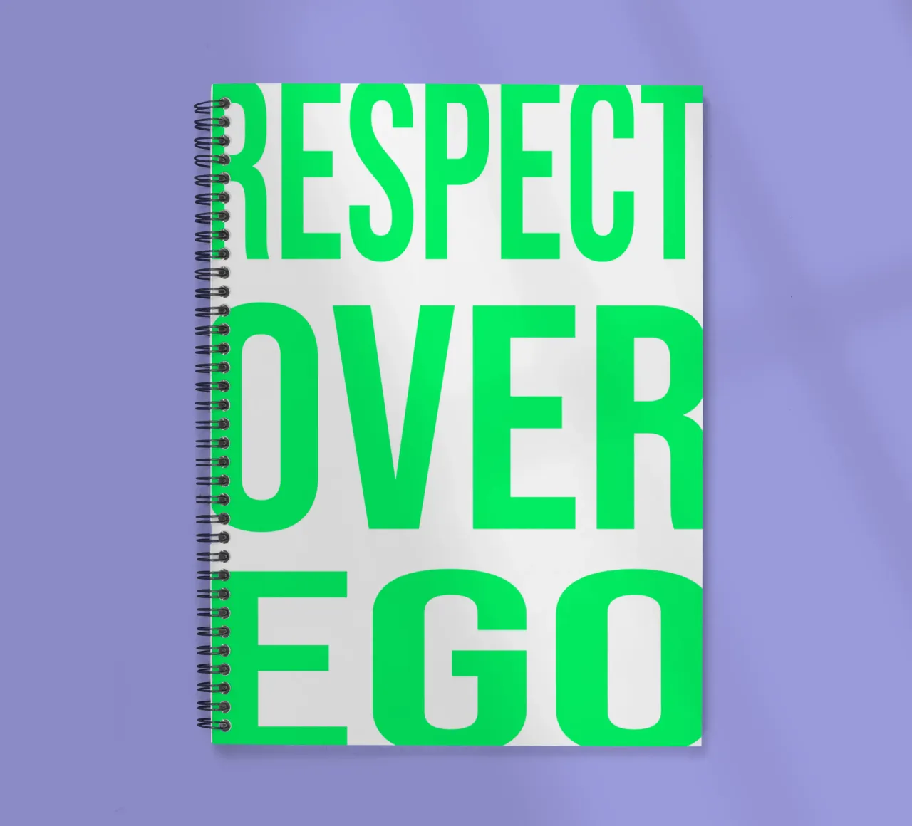 OVER series- bold letters, brave values // more @OVER SERIES diario ad anelli da FRICKE DESIGN