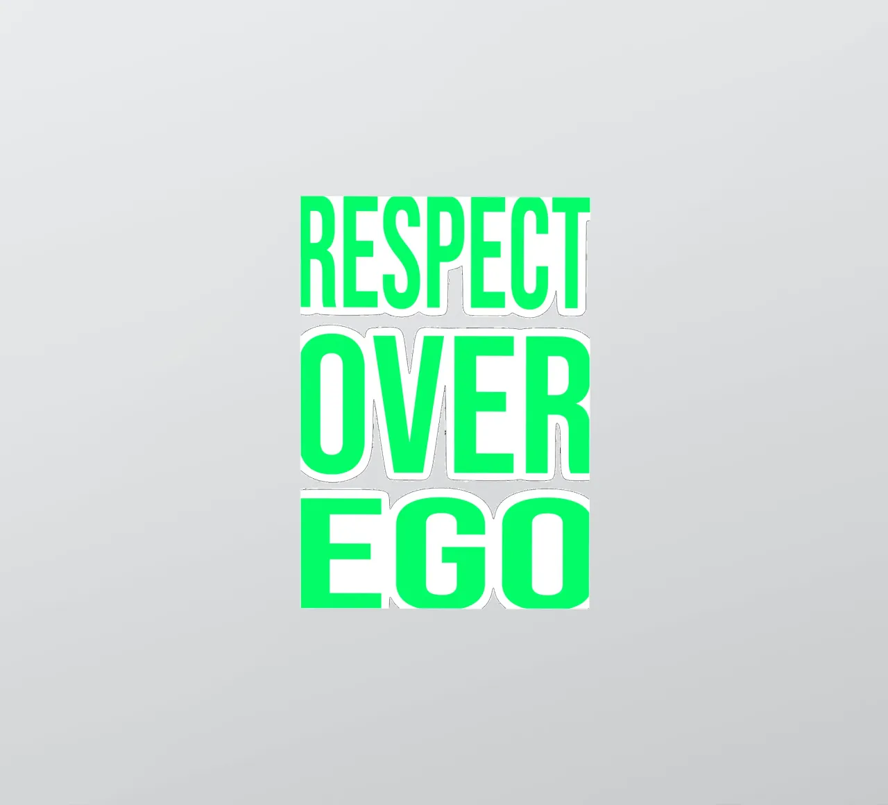 OVER series- bold letters, brave values // more @OVER SERIES adesivo da FRICKE DESIGN