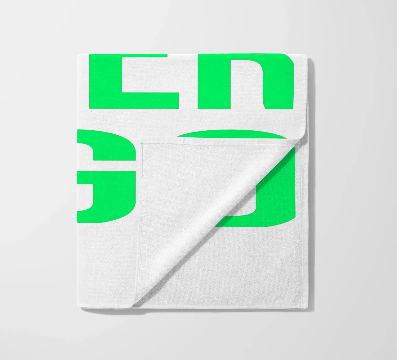 OVER series- bold letters, brave values (5 colors) telo mare da FRICKE DESIGN